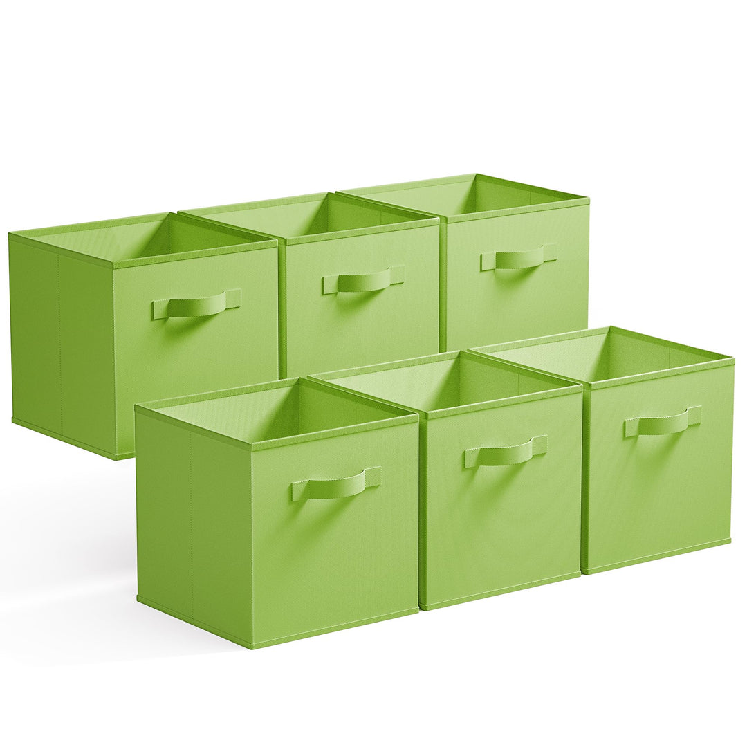 GRANNY SAYS Aufbewahrungswürfel Stoff, 6 Stück Aufbewahrungsboxen für Würfelregal, Regalkörbe 27 x 2