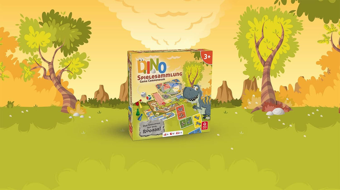 Ass Altenburger Dino Spielesammlung, Yellow