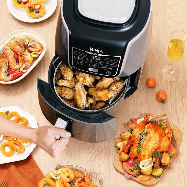 Rack für Ninja Heissluftfritteuse MAX AF160EU,304 Edelstahl 3-lagiger Dehydrator-Grillrost Rack Zube