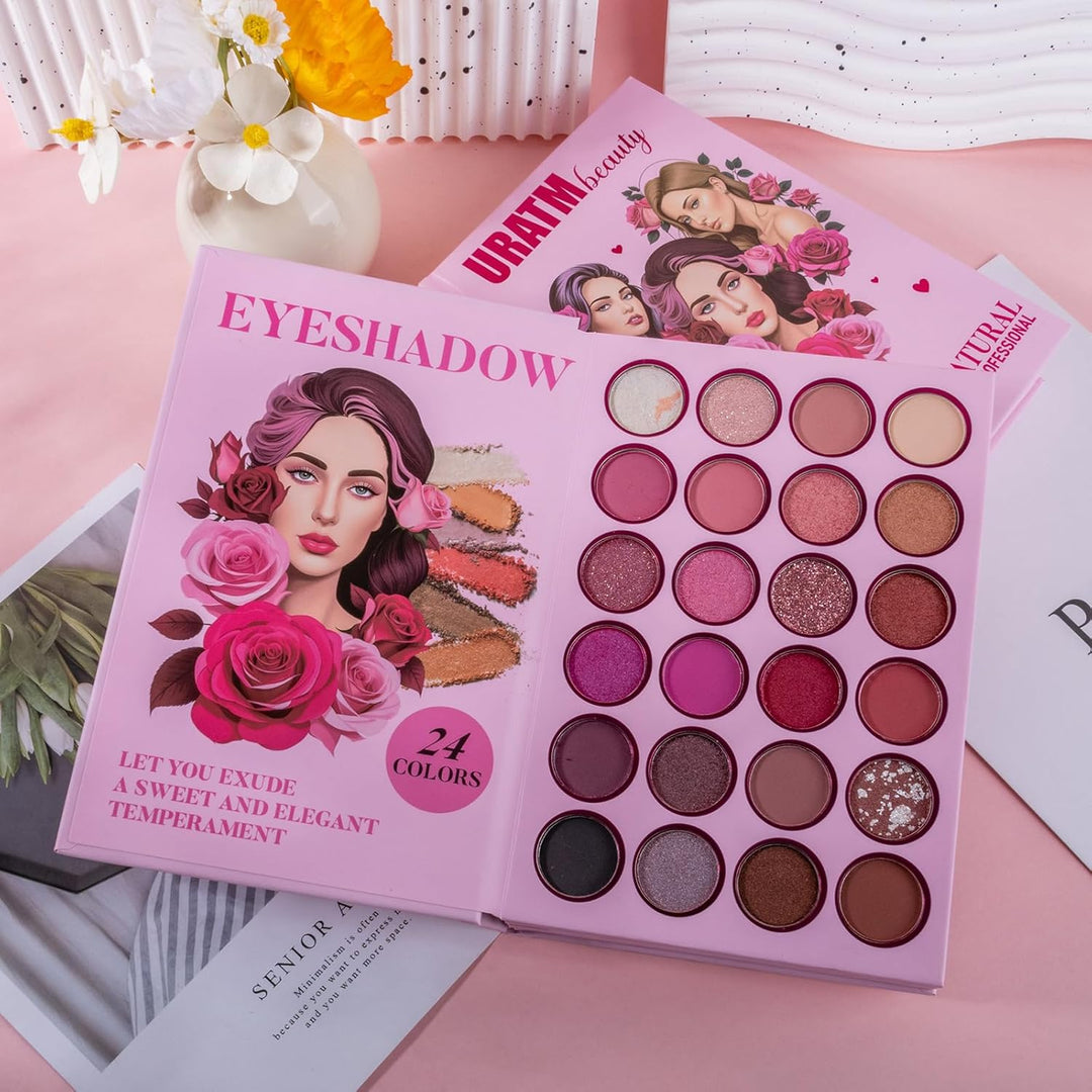 RoseFlower Profi Schminke Set Makeup Paletten Make Up Set Schminkkoffer Teen Make-up-Palette Tragbar
