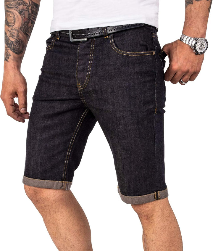 Rock Creek Herren Shorts Jeansshorts Denim M50 29W Dunkelblau - Rc-2206, 29W Dunkelblau - Rc-2206