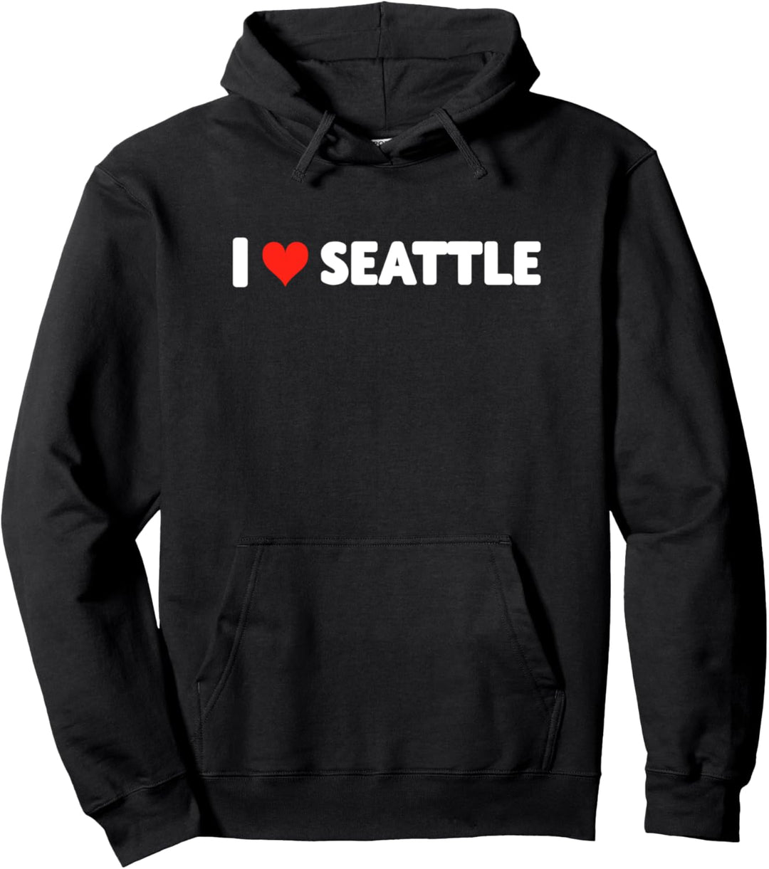 Ich liebe Seattle Washington - Herz Reise Reise Urlaub Pullover Hoodie
