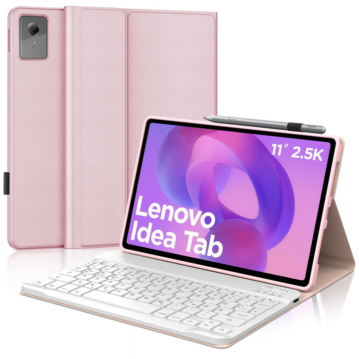 Occtingkind Hülle mit Tastatur für Lenovo Idea Tab 11" 2025 TB-336FU/336ZU &amp; Motorola Moto Pad 60 Ne