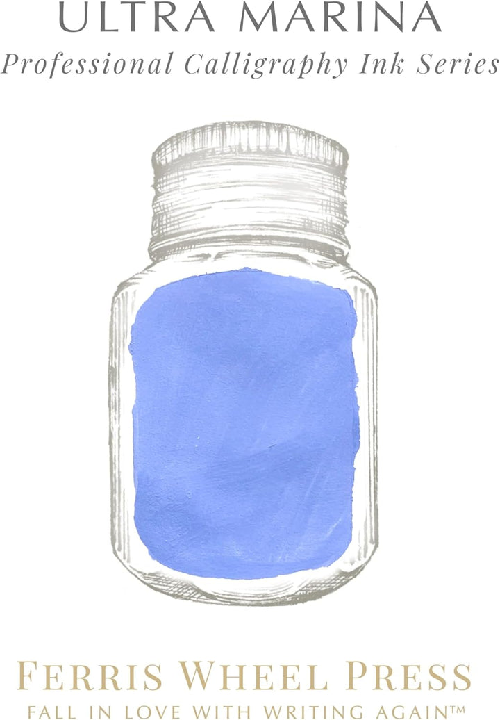 Ferris Wheel Press Calligraphy Ink | Opaque Periwinkle | 28ml, Opaque Periwinkle