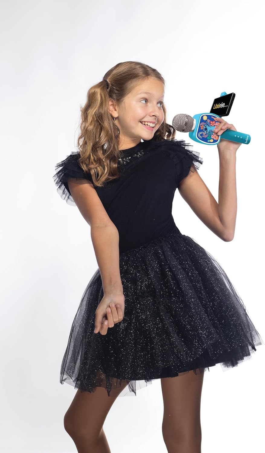 Lexibook, Disney Stitch, Bluetooth®-Mikrofon mit Stimmveränderungsfunktion, integrierter Lautspreche