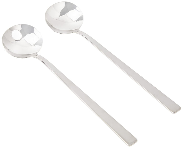 ZWILLING Dinner Salatbesteck-Set 2-teilig, Salatgabel und Salatlöffel, rostfreier Edelstahl, Silber-