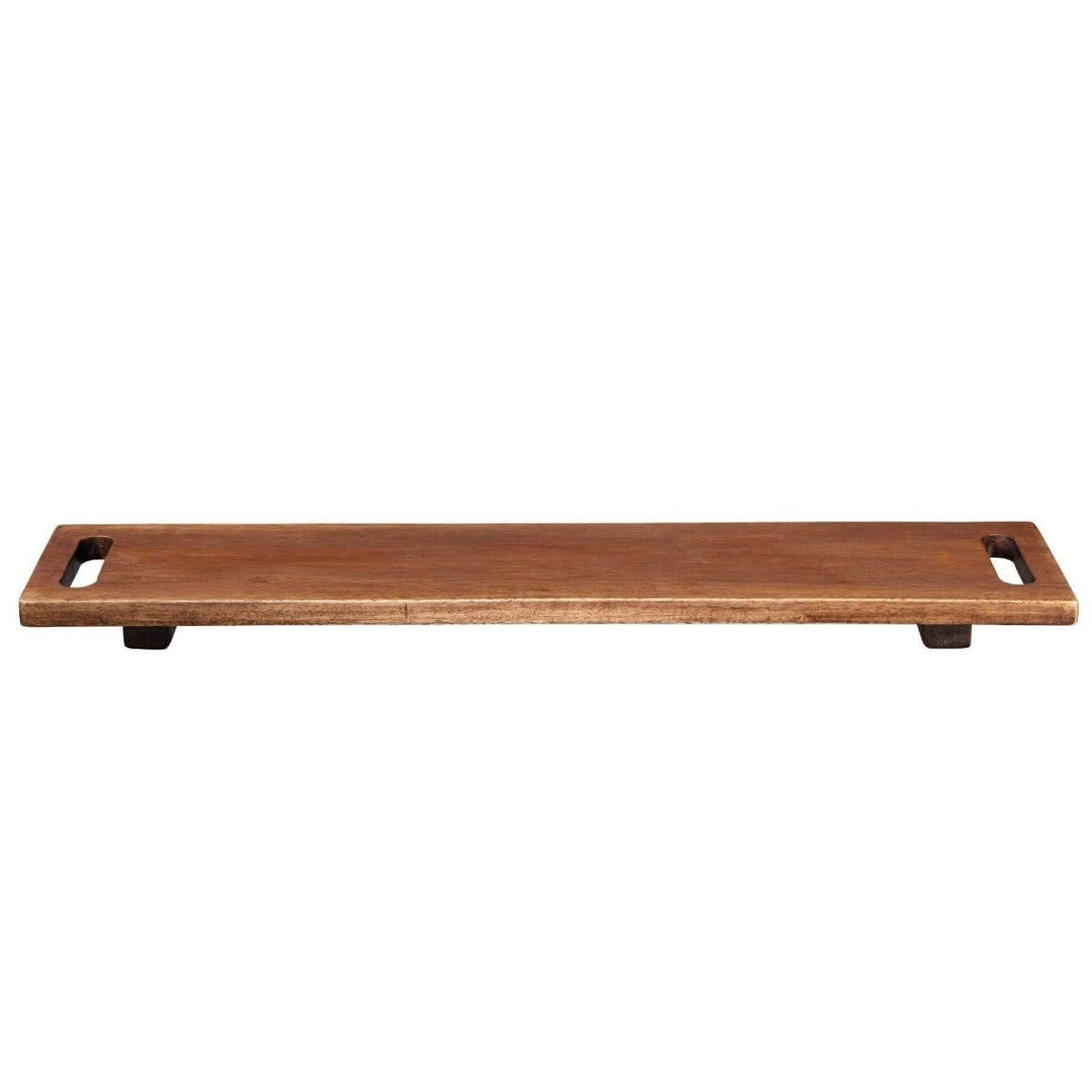 wood Holzboard auf Füssen 60 x 13 x 3 cm