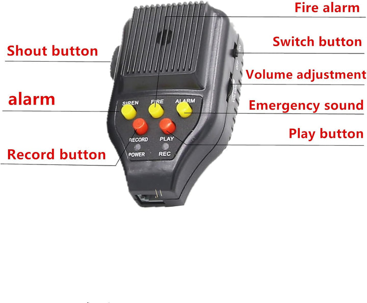 Autohupe Car Horn Sirenenlautsprecher Elektrische Hupe Autoaufnahme 100W 130DB Autosirene Fahrzeughu