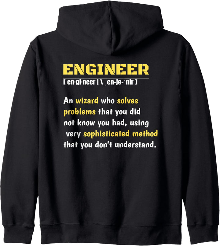 Engineer definition funny design Kapuzenjacke