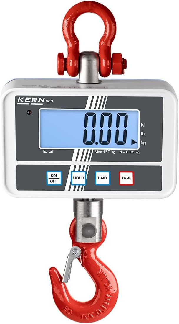 Kern HCD 300K-2D Kranwaage Wägebereich (max.) 300kg Ablesbarkeit 50g batteriebetrieben Mehrfarbig