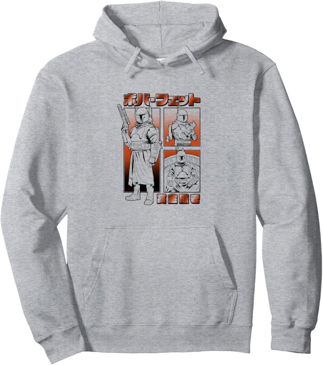 Star Wars: The Mandalorian Boba Fett Manga Pullover Hoodie