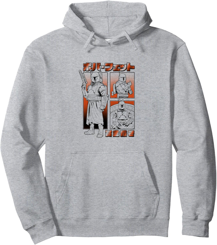 Star Wars: The Mandalorian Boba Fett Manga Pullover Hoodie