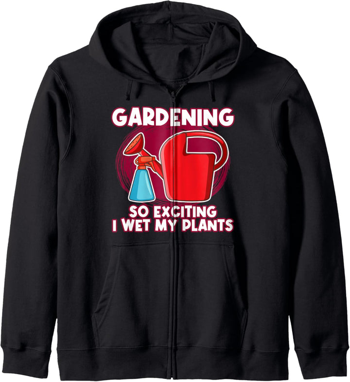 Ich befeuchte meine Pflanzen Lustige Gärtner Geschenke Kapuzenjacke