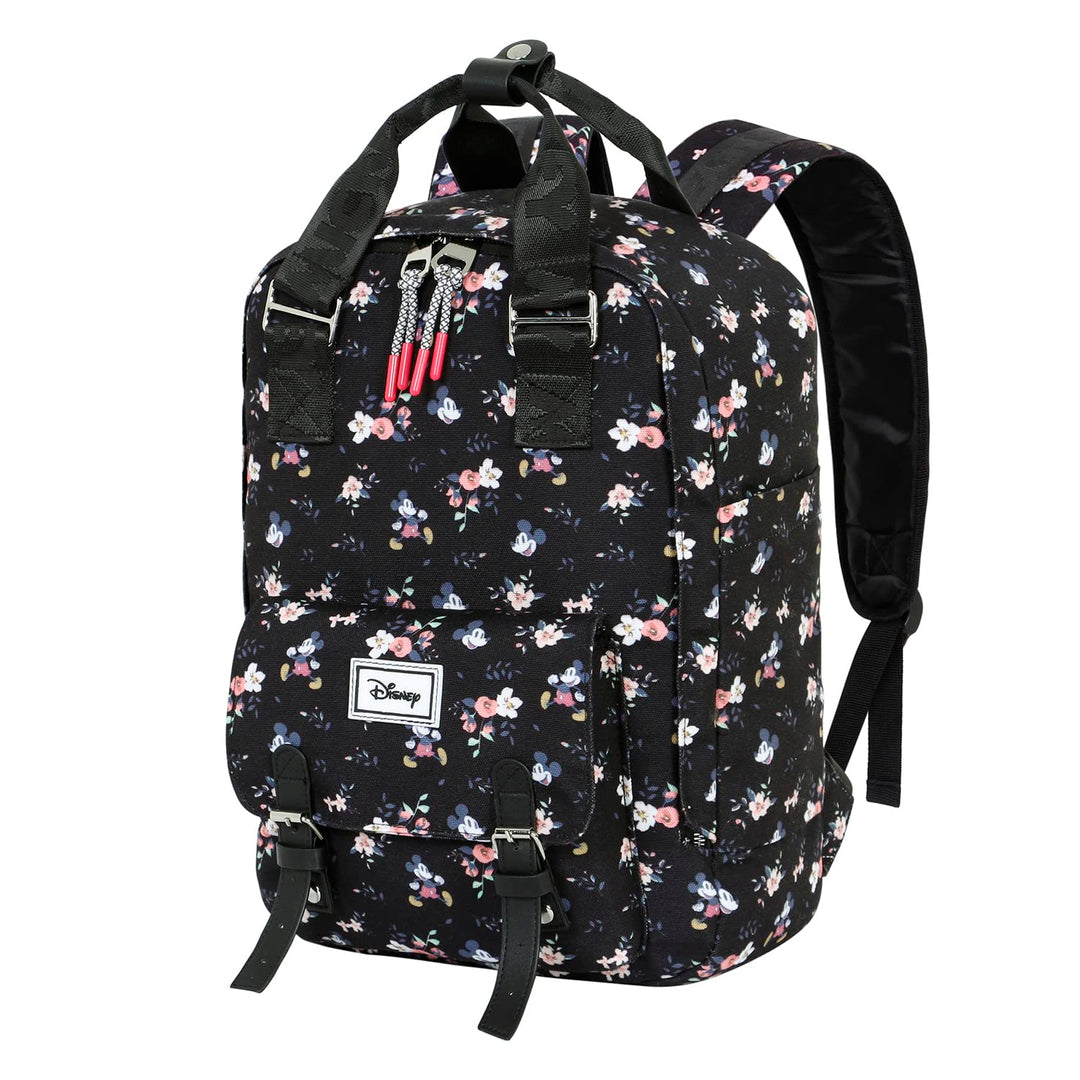 Disney Mickey Mouse Nature Rucksack, Schwarz , Einheitsgrösse, Pfirsich Rucksack 36cm Peach Rucksack