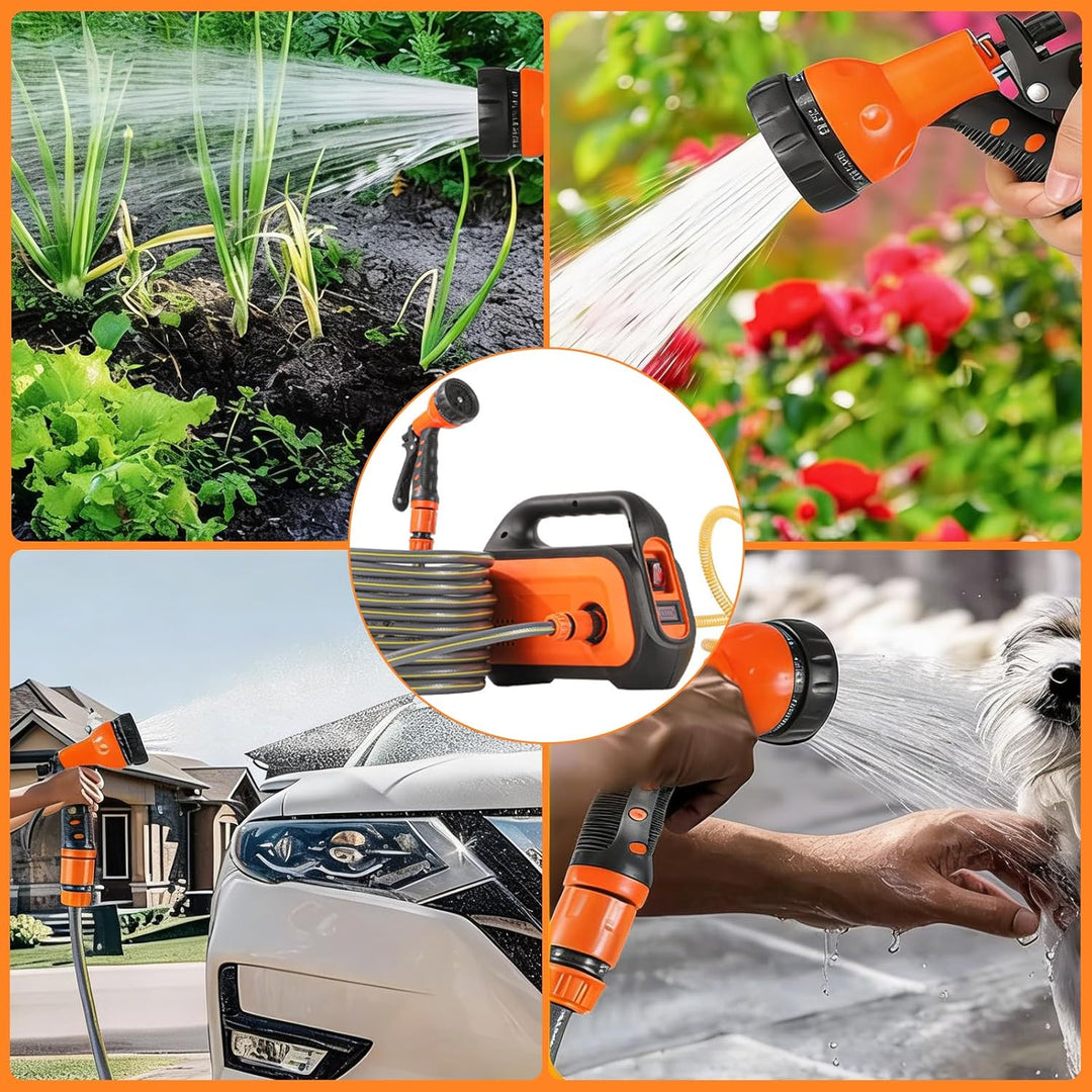 Roadtime Wasserpumpen für Makita 18V Akku(Ohne Akku),kabellose Gartenpumpe Tragbare Selbstansaugende