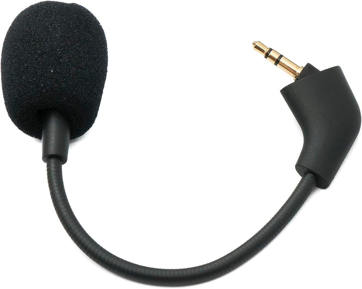SYSTEM-S Ersatz Mikrofon AUX 3,5 mm Klinke für HyperX Cloud X II Core
