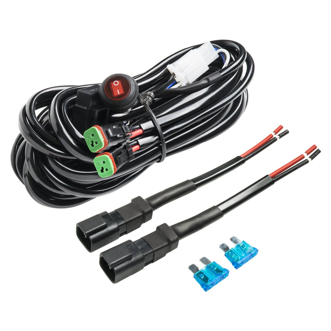 Eyourlife 180W/10Ft Kabelbaum Kabelsatz Relais Adapter für KFZ Scheinwerfer Arbeitsscheinwerfer Tagf