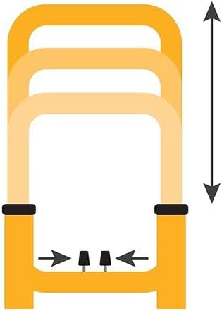 VITO Sackkarre Treppensteiger klappbar | 150kg Tragkraft | Handkarre zum klappen - Transportkarre |