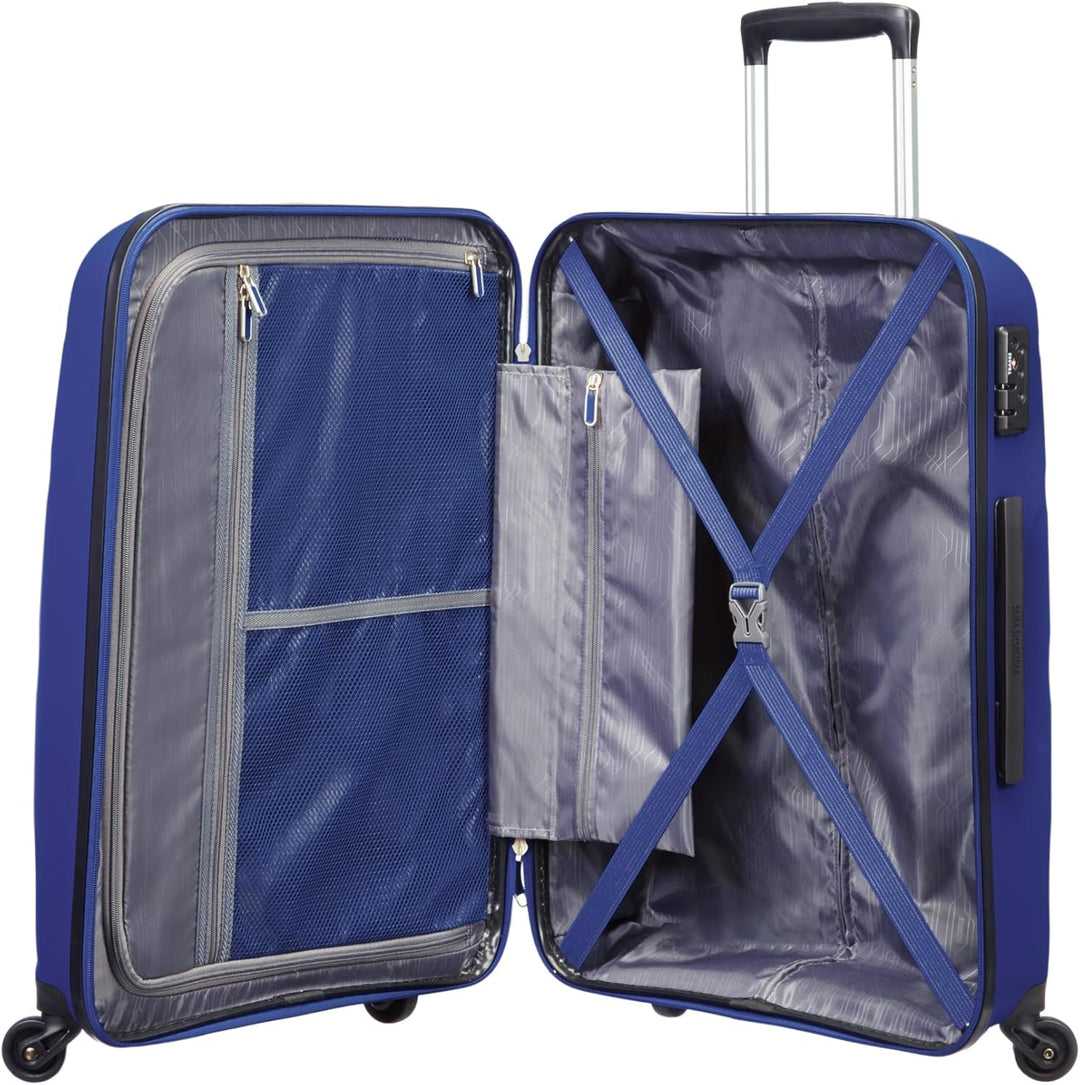 American Tourister Bon Air - Spinner M, Koffer, 66 cm, 57.5 L, Blau (Midnight Navy) Blau (Midnight N