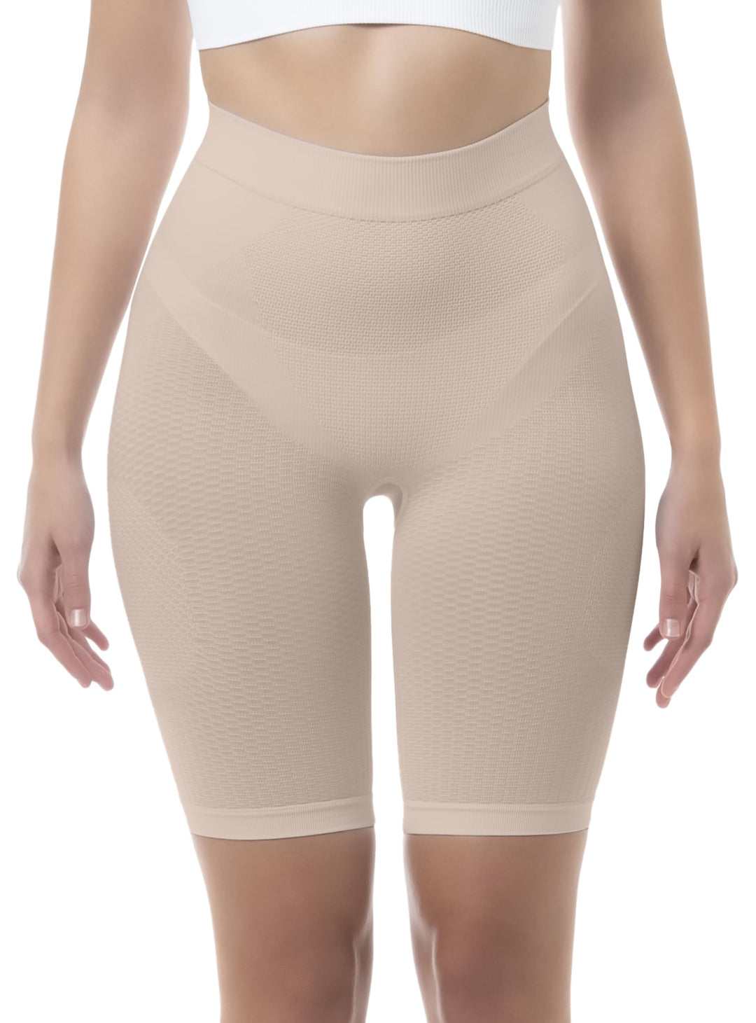 FarmaCell 312 Figurformende massierende Miederhose Anti Cellulite L-XL Beige, L-XL Beige