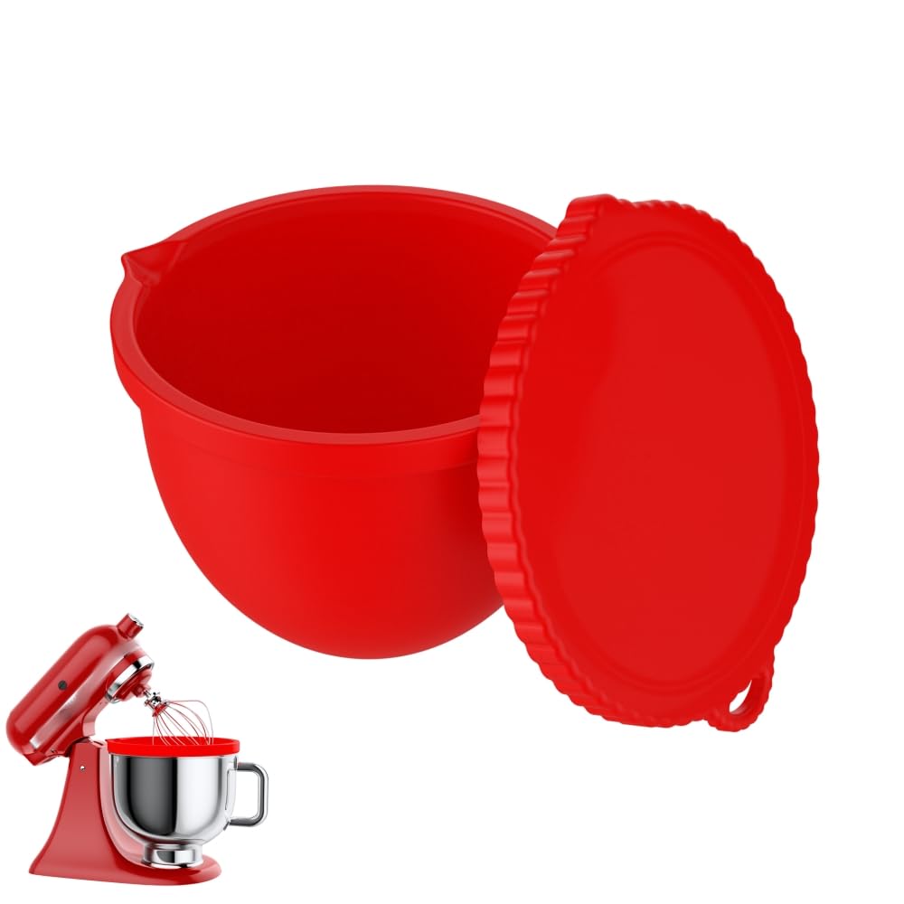 Aktualisierung Silikoneinsatz für KitchenAid 5L 600g mit Skala, Silikon-Einsätze für Küchenmaschinen