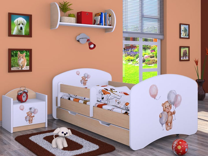 Happy Babies - Verschiebbares Bettgitter für Kinder, Schutz vor Stürzen des Kindes, erhöhte Sicherhe