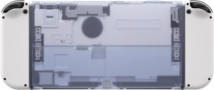 eXtremeRate Rückeite Konsole Case für Switch OLED, Custom DIY-Ersatz Hülle Rückgehäuse mit Ständer E