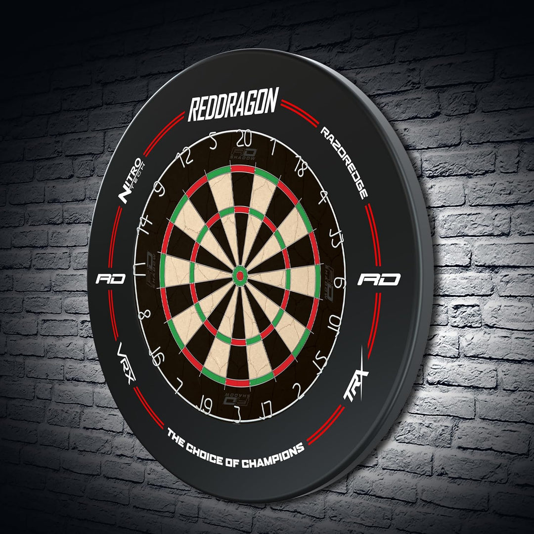 RED DRAGON Dartboard Surround Schwarz, Schwarz