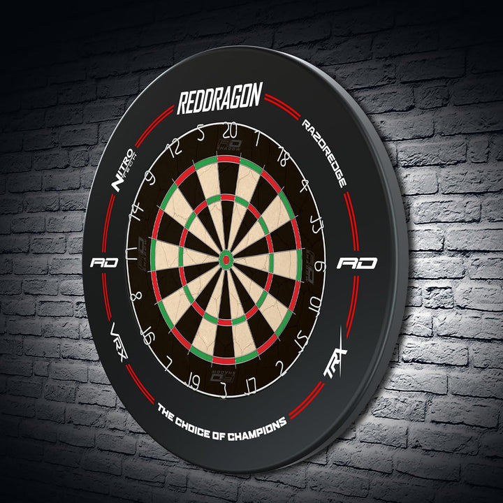 RED DRAGON Dartboard Surround Schwarz, Schwarz