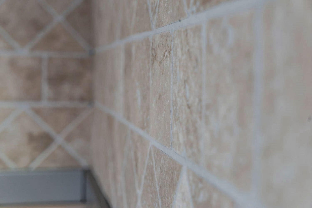 Fliese Travertin Naturstein beige Fliese Chiaro Antique für BODEN WAND BAD WC DUSCHE KÜCHE FLIESENSP