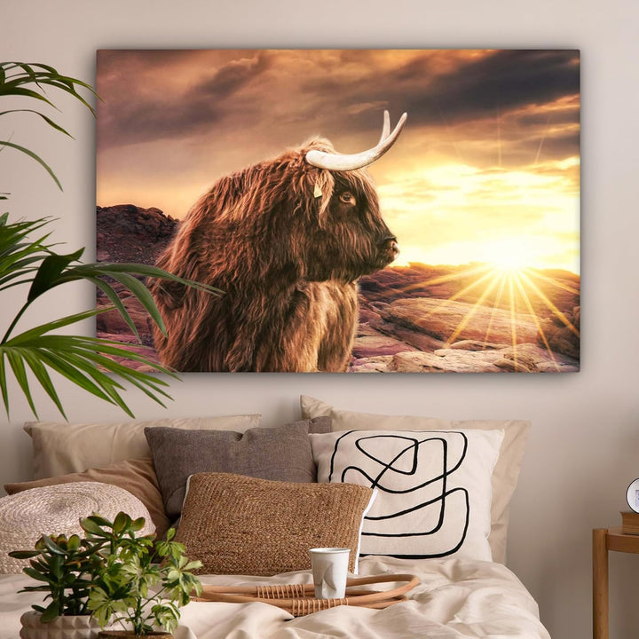 MuchoWow© Leinwandbild Gross 120x80 cm XXL Dekoration Wohnzimmer Bilder Aufhängen Wall Decoration Li