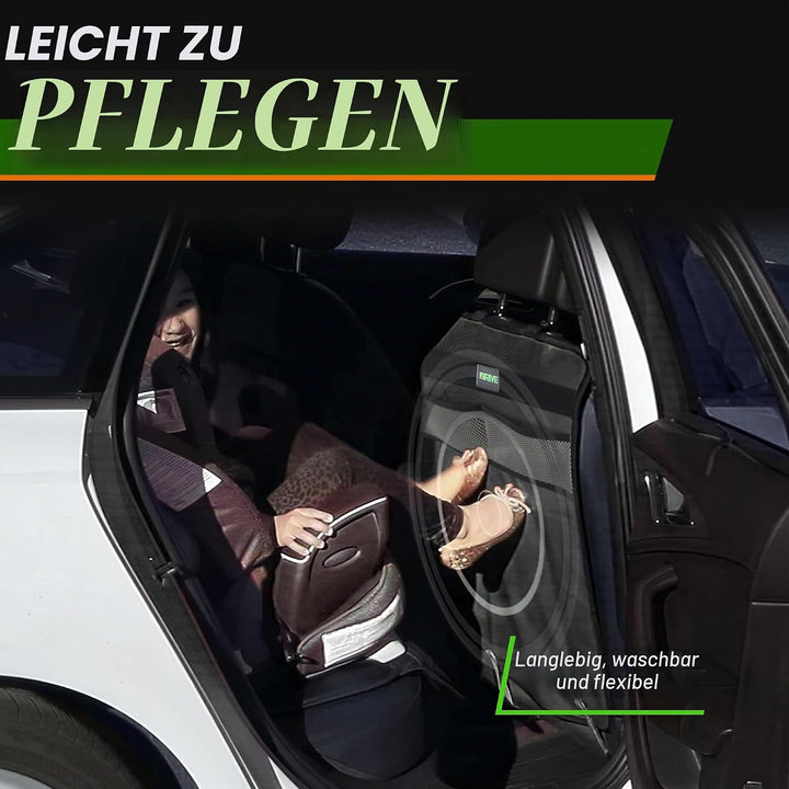 Drive Auto Products Autositzschutz für Baby mit Hundedecke 2er Pack Schwarz Packung mit 2 Stück Schw