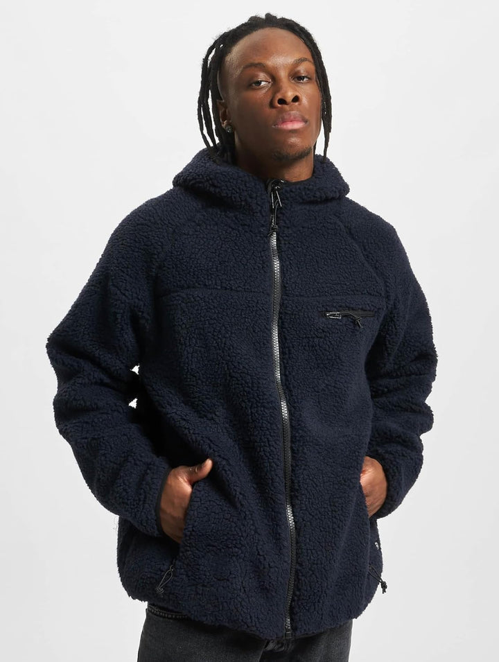 Brandit Teddyfleece Worker Jacket, S Navy