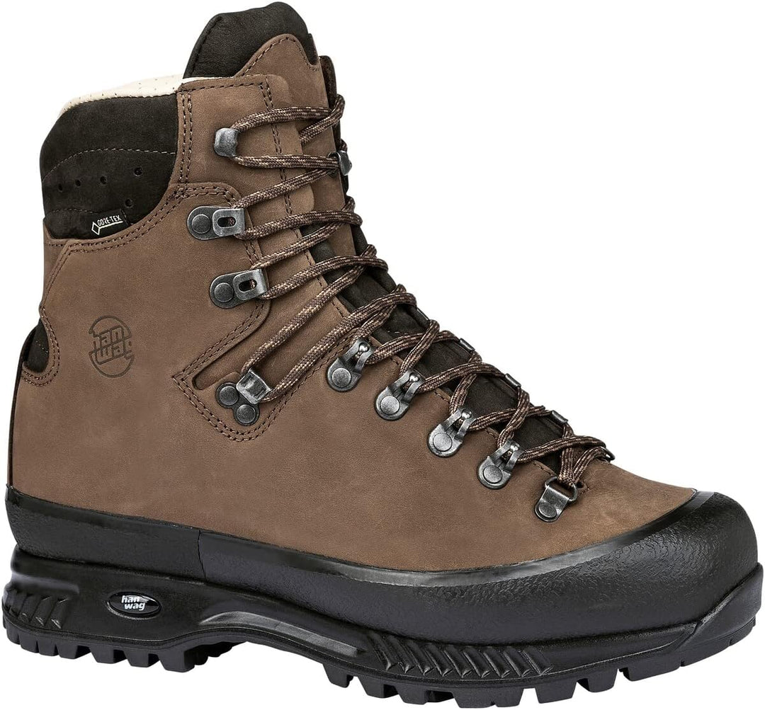 Hanwag Herren Alaska Wide GTX Trekking-&amp; Wanderstiefel 40.5 EU X-Weit Braun Erde, 40.5 EU X-Weit Bra