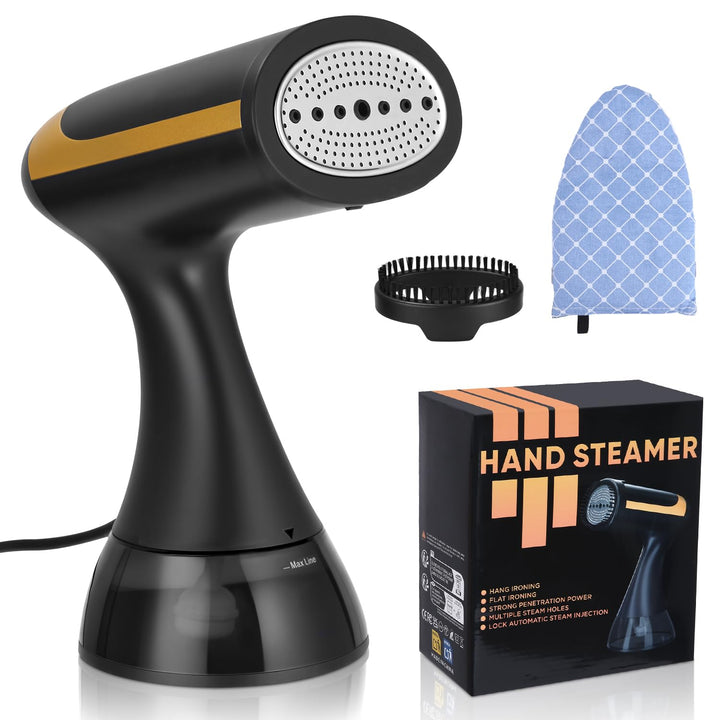 Tragbarer Dampfglätter Reise 15s Schnellaufheizend, 1500W 25g/min Hand-Dampfbügeleisen Kompakt, Leic