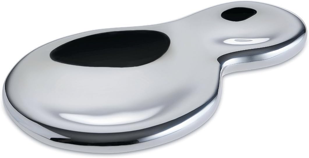 ALESSI T-1000 - Design-Stützhalter, 18/10 Edelstahl, 11 x 19 x 26 cm
