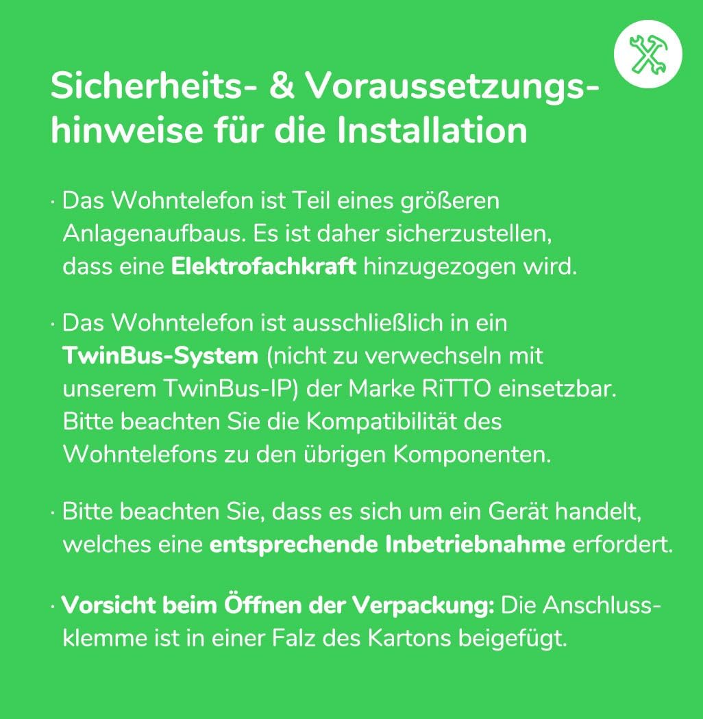 Schneider Electric 1763040 Wohntelefon Gegensprechanlage, Türsprechanlage Schwarz, Schwarz