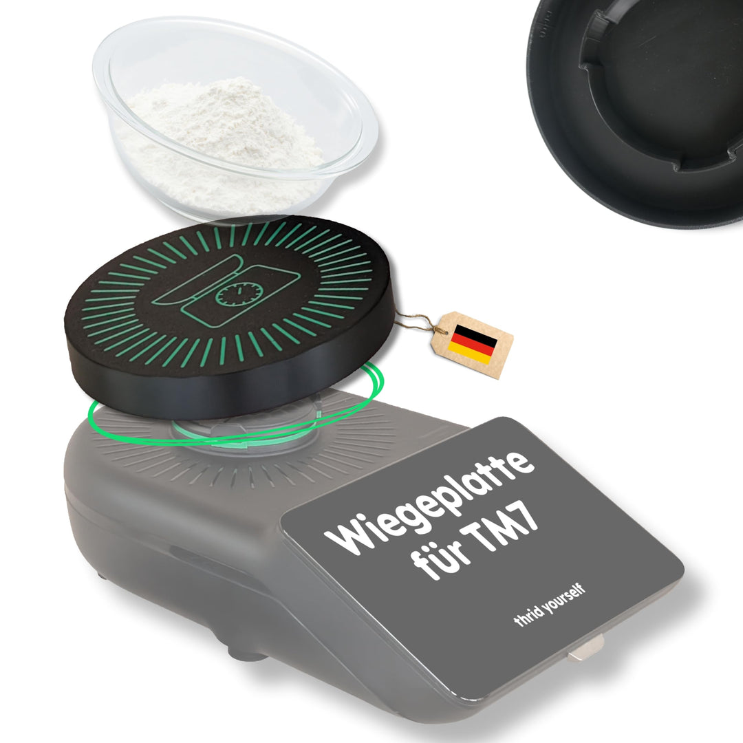 Wiegeplatte für Thermomix TM7 Vorwerk – Waagenabdeckung Wiegeaufsatz Zubehör Gadget für Thermomix TM