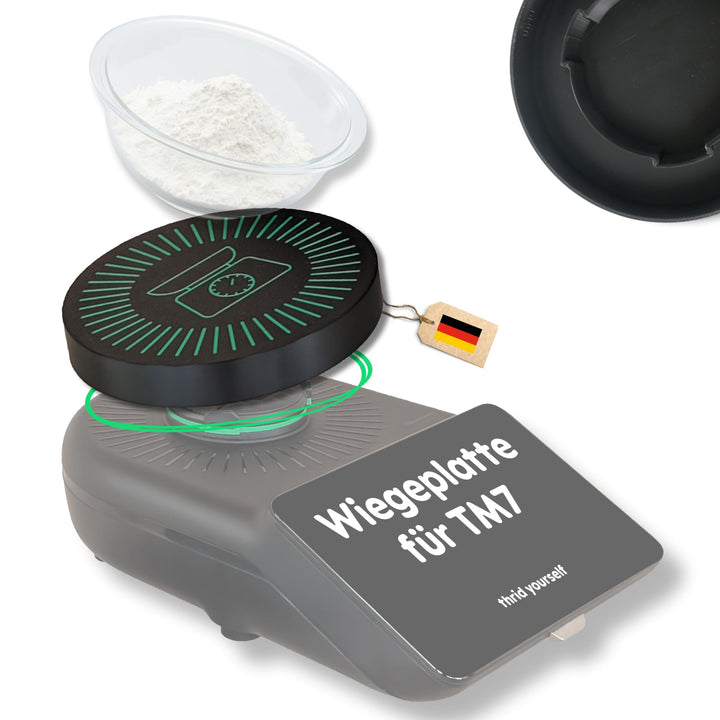 Wiegeplatte für Thermomix TM7 Vorwerk – Waagenabdeckung Wiegeaufsatz Zubehör Gadget für Thermomix TM