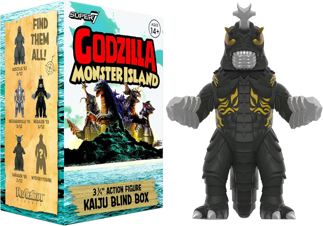 Super7 Toho Blind Box Wave 07 (Monster-Insel), Blind Box Flat, Set mit 12 Actionfiguren, Blind Box 3