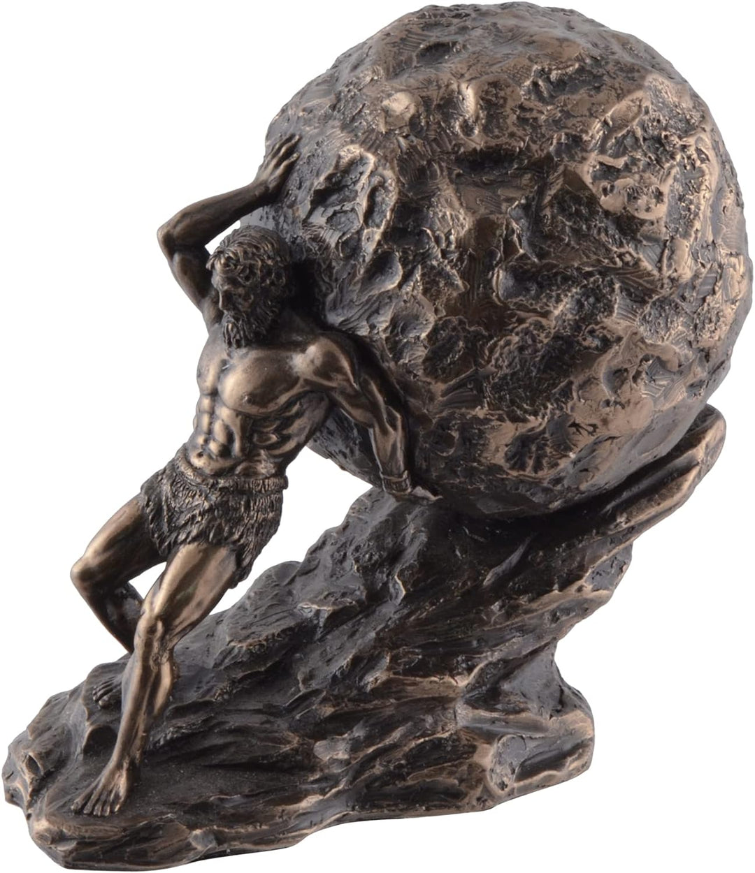 Sisyphus griechische Legende mit Felsen - bronziert by Veronese