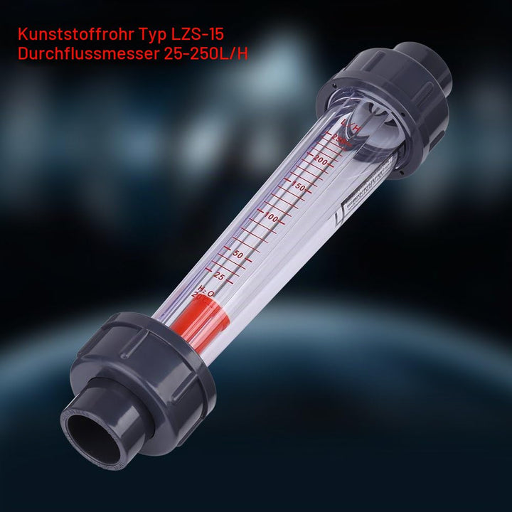 Kunststoffrohr Typ 25-250L / H Durchlaufwasser-Durchflussmesser Durchflussmesser