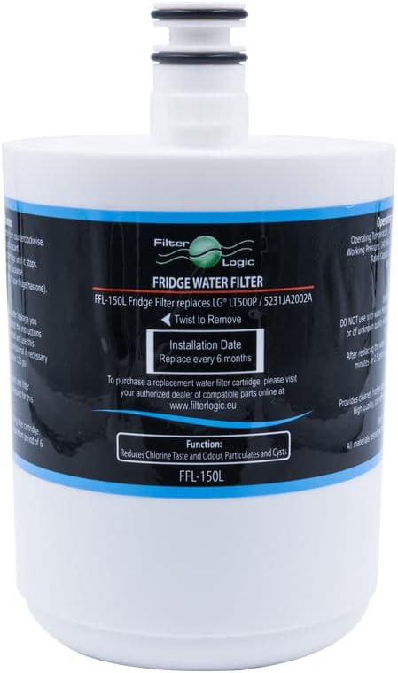 FilterLogic FFL-150L | 4x Wasserfilter für LG mit ADQ72910901 LT500P Filter | Für LG Side-by-Side Kü
