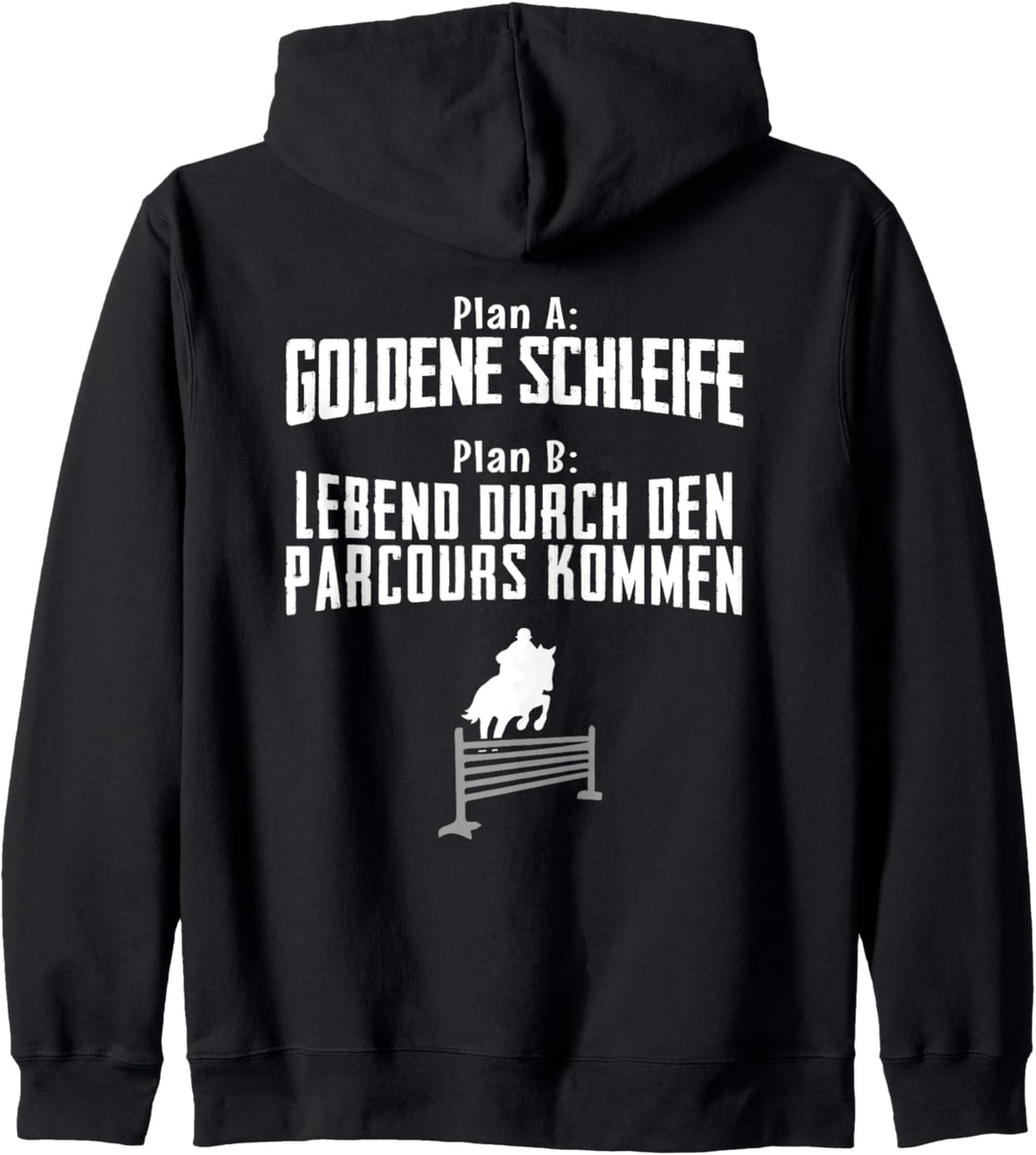Reiten Springreiter Design für Reiter Reit Kapuzenjacke