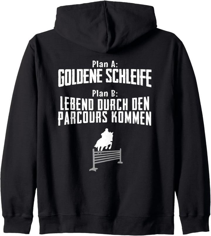 Reiten Springreiter Design für Reiter Reit Kapuzenjacke