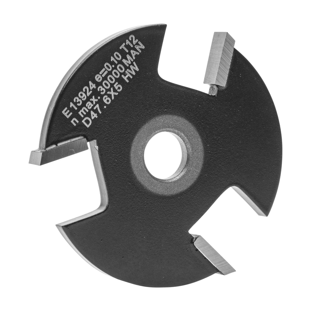 ENT 13924 Scheibennutfräser HW, Schaft (S) 8 mm, Durchmesser (D) 47,6 mm, NL 5 mm, Z3 D=47,6 / NL=5,