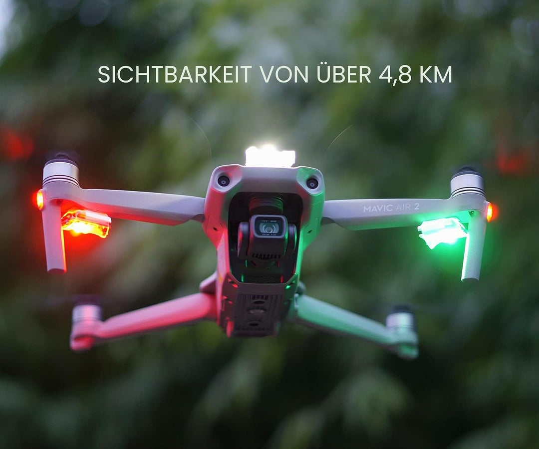 Vifly Drohne Strobe Light, Anti-Kollisionslicht für Nachtflüge nach FAA-Verordnung, geeignet für DJI