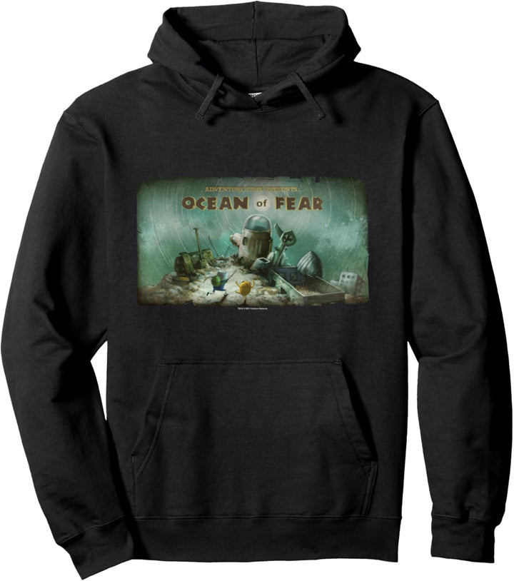 Adventure Time Ocean of Fear Card Pullover Hoodie
