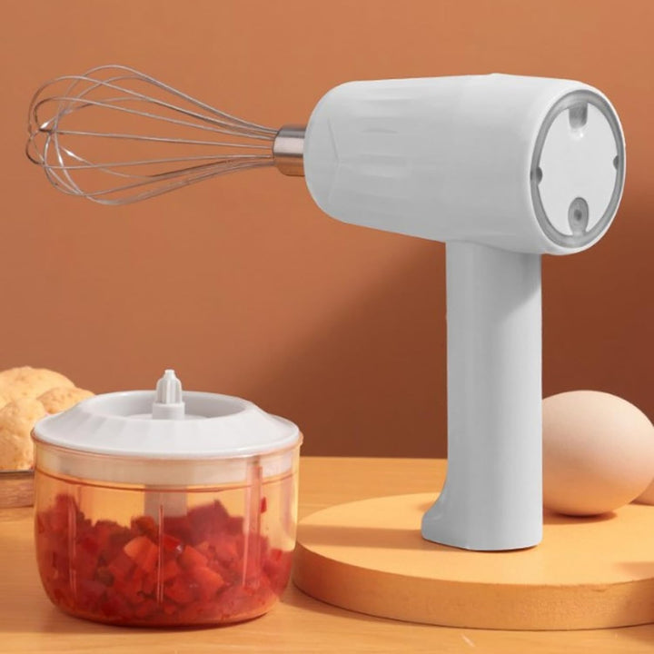 Topyond Elektrischer Handmixer Mit 3 Gängen Zum Schlagen von Eiern zu Hause, 20W Handrührgerät,Kabel