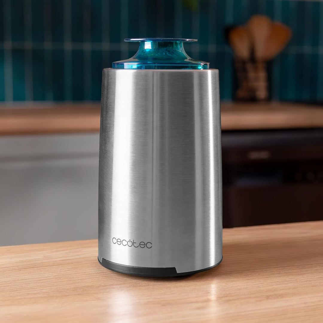 Cecotec Kaffee- und Gewürzmühle Titanmill 400 Steel, Leistung 200 W, Edelstahlklinge, Fassungsvermög